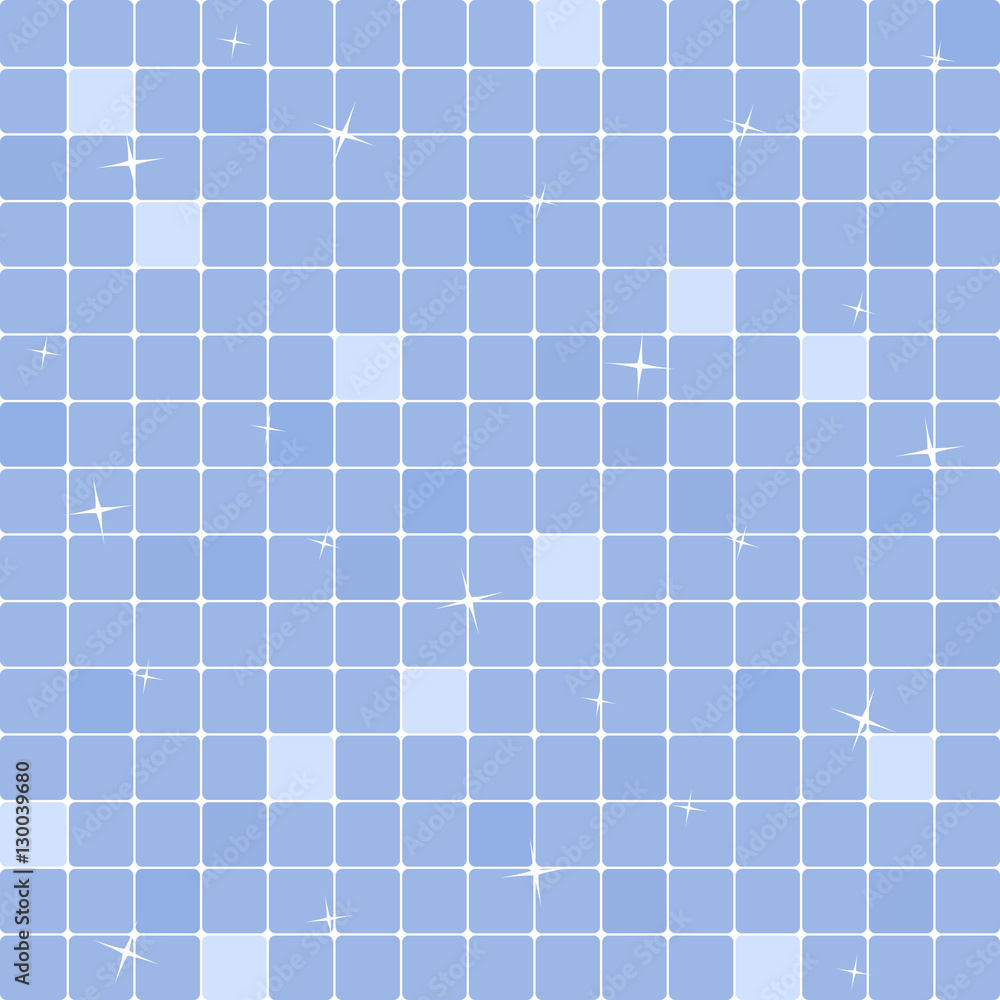 Blue tile texture background. Bathroom design vector illustration. Not ...