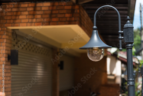 vintage lamp post for exterior decoration