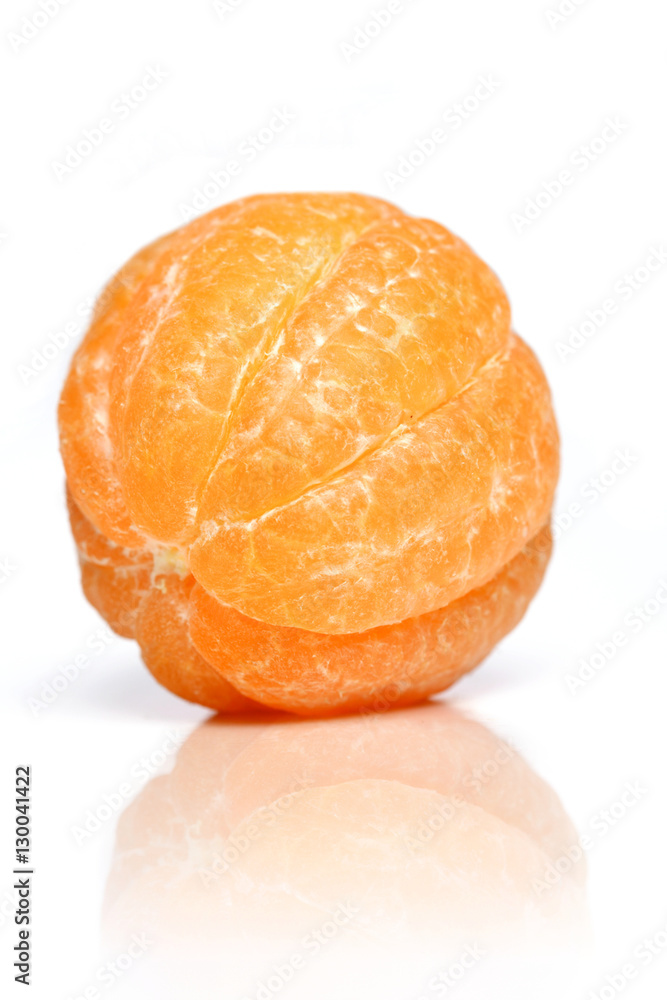 Studio shot of mandarin on white background Studio shot of mandarin on white background