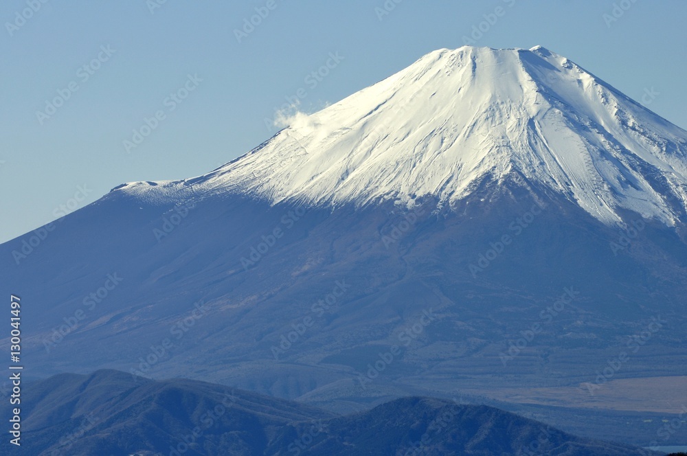 丹沢 不動ノ峰からの富士山の眺望