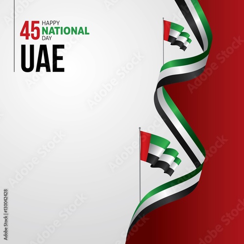 United Arab Emirates (UAE) National Day Vector illustration december the 2nd, spirit of the union. UAE national day celebration
