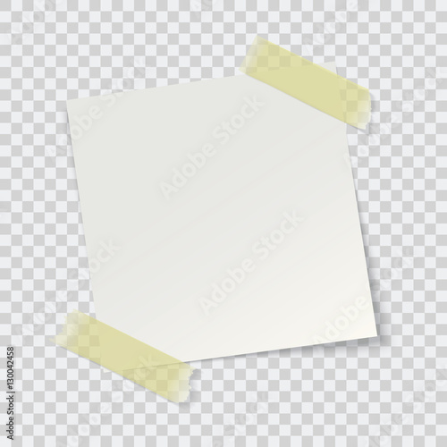 white paper reminder, vector