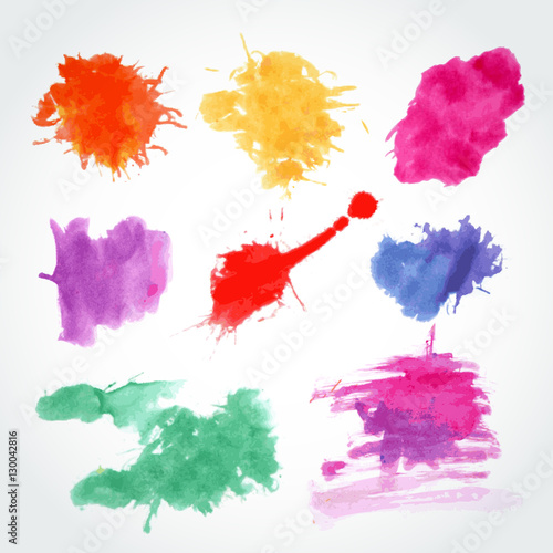 Abstract watercolor background. Ink illustration.