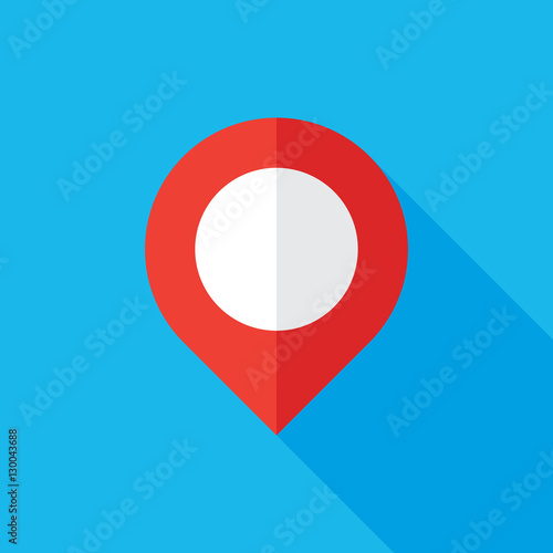 Map Pin Marker Flat Long Shadow Icon Free Download Map Pin Marker Flat Long Shadow Icon - GFXLoad