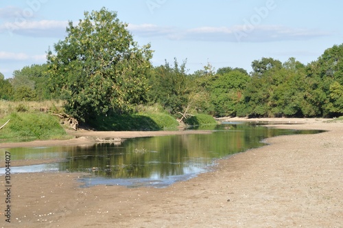 Louet river in Anjou