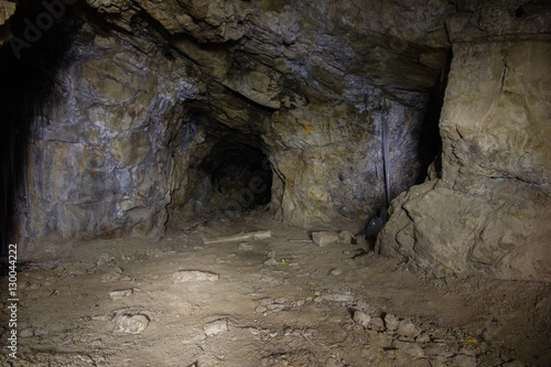 Underground mine tunnel abandoned niobium ore