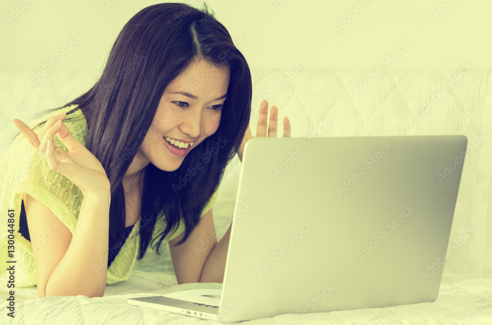 Woman Using Laptop Woman Using Laptop