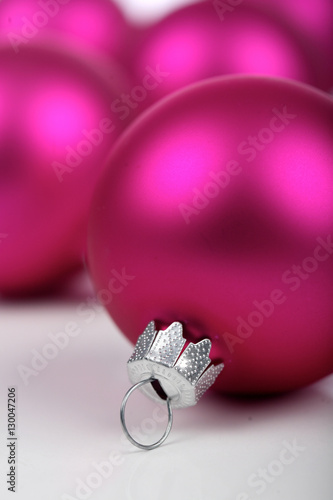 Christmass bauble on white background