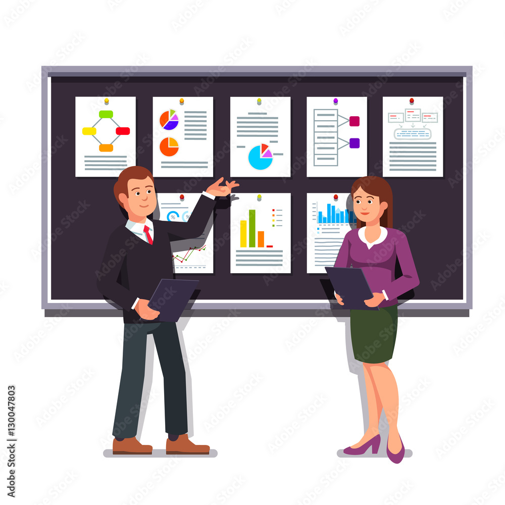 Entrepreneurs presenting start up business plan Entrepreneurs presenting start up business plan