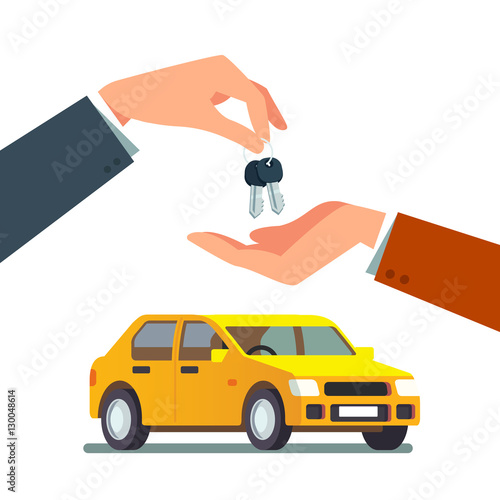 Buying a new or used family sedan car