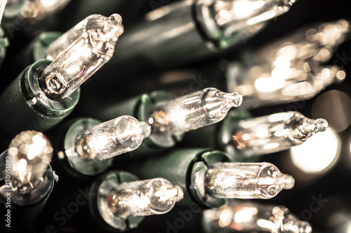 Wallpaper Mural incandescent bulbs / garland close-up Torontodigital.ca