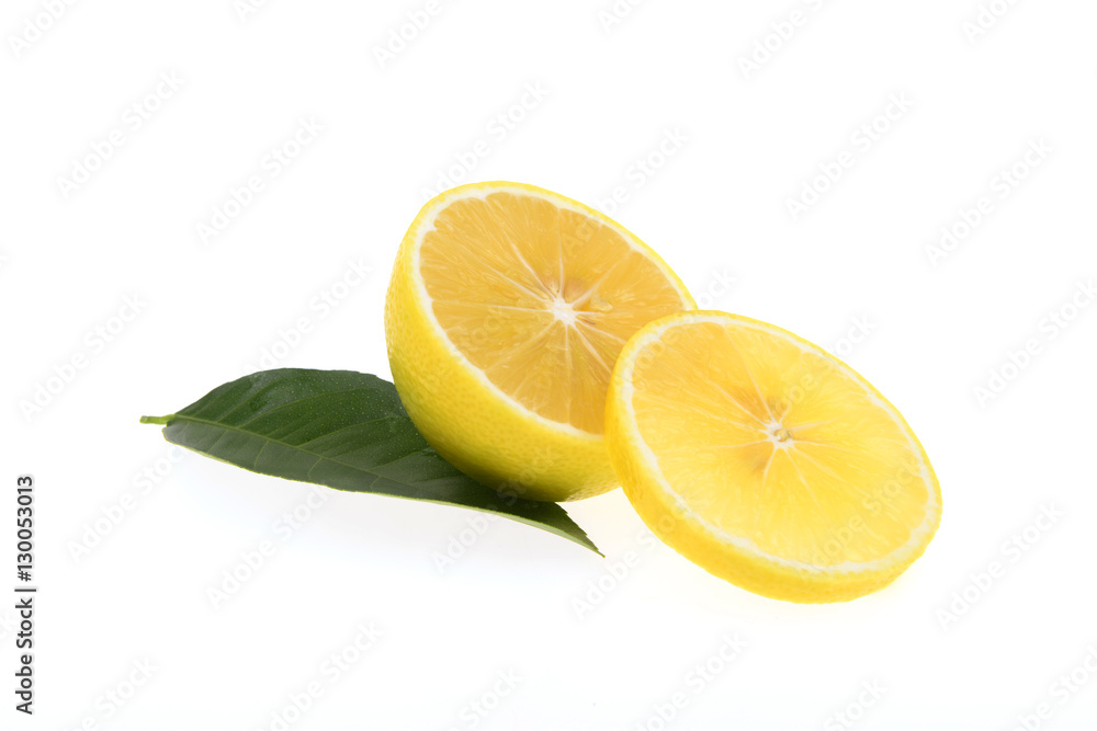 Lemon on a white background Lemon on a white background