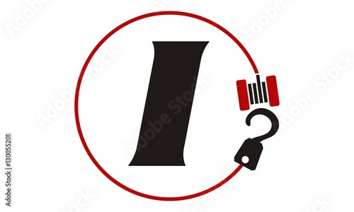 Crane Hook Towing Letter I