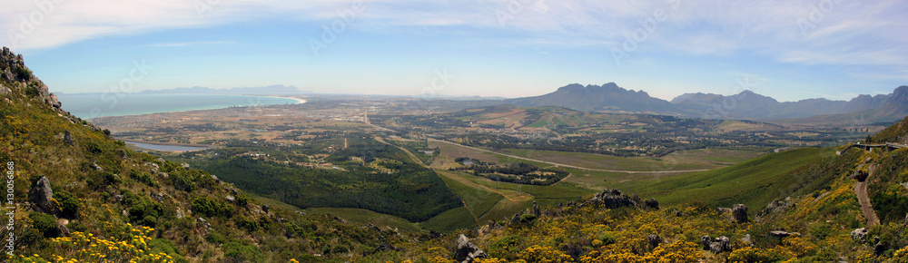 Aussicht von Sir Lowry's Pass, Südafrika