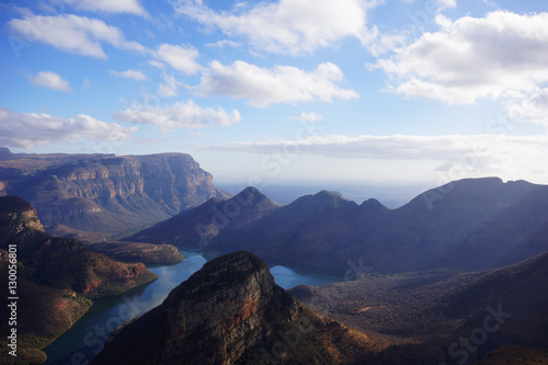 view of the canyon of the river Blyde, South Africa