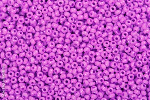 Beautiful purple seed beads.