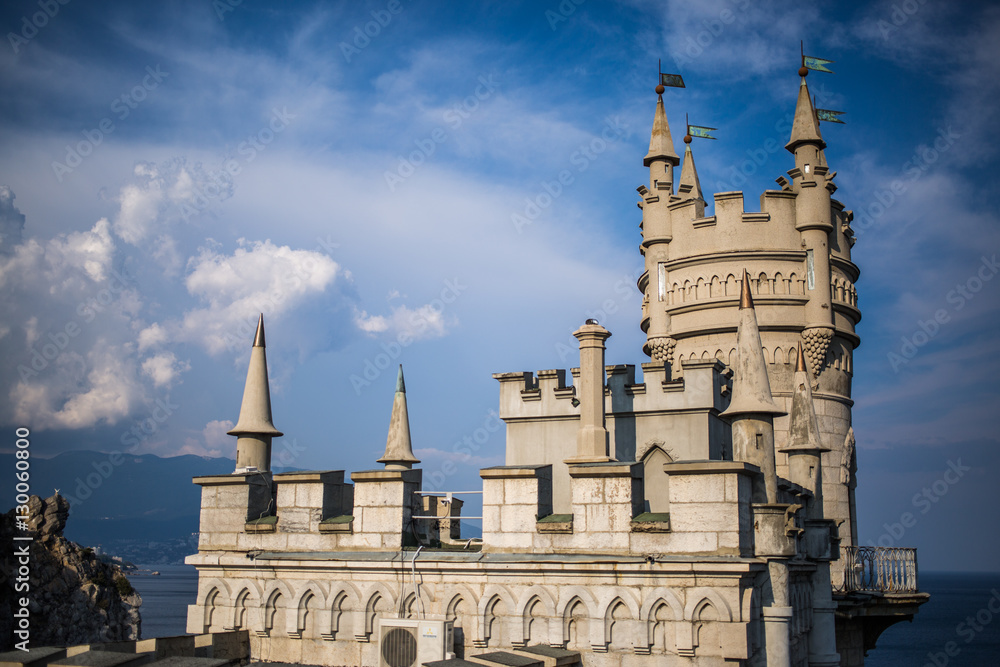 The decorative Neo-Gothic castle Swallow's Nest