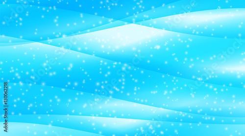 Set of Abstract Blue Wave Set on Transparent  Background. Vector