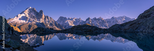 Fototapeta Lac Blanc - Massif du Mont-Blanc