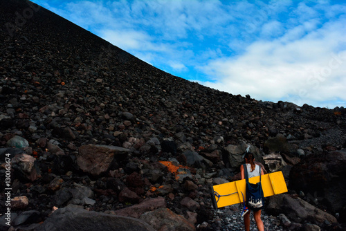 volcano boarding