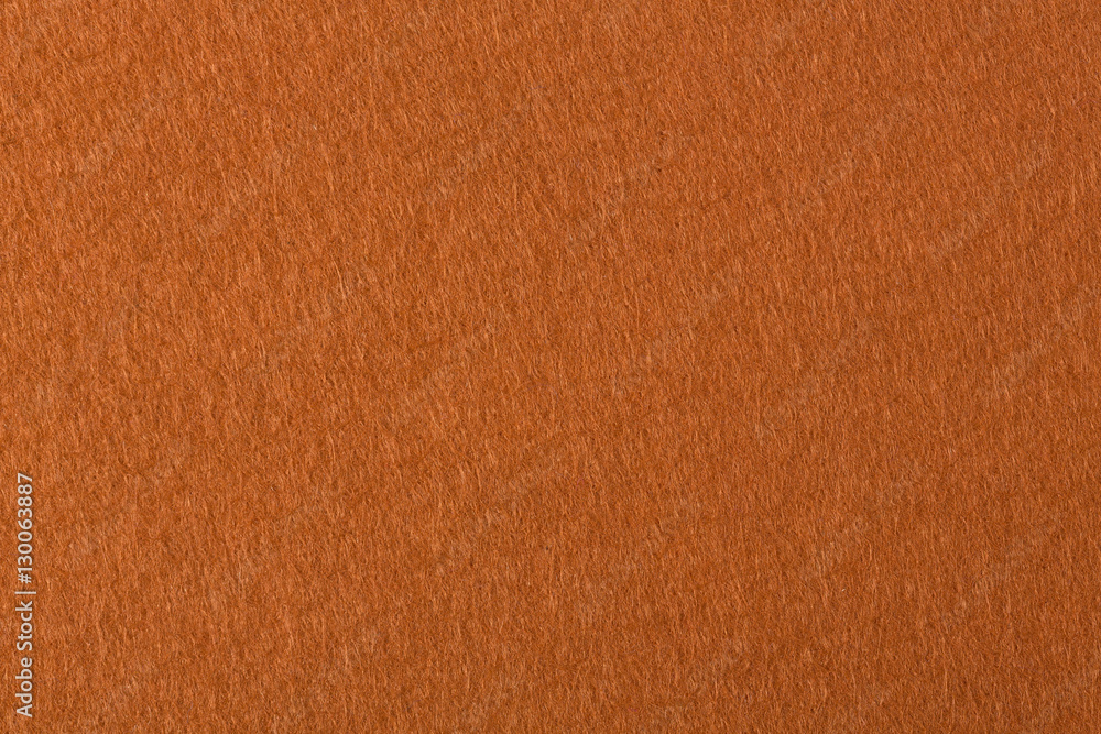 Orange felt fabric texture background. Stock Photo