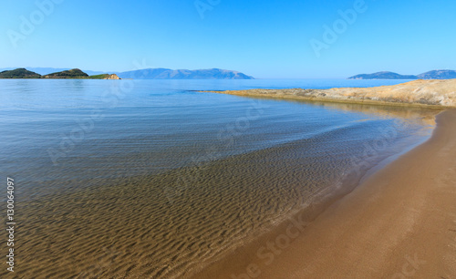 Sandy beach  Albania .