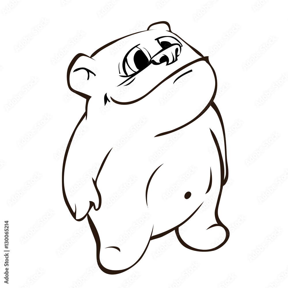 Obraz premium Coloring pages for children bear