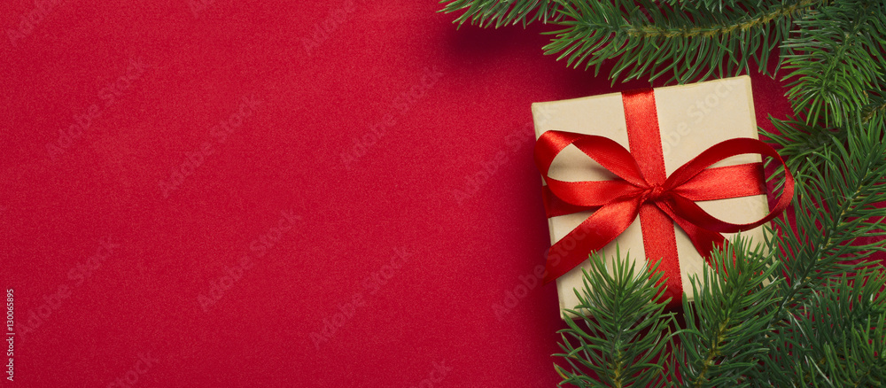 Christmas tree and gift Christmas tree and gift