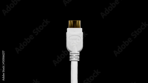 White HDMI cable