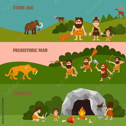 Stone Age Horizontal Banners 