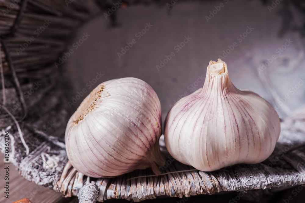 Obraz premium a fresh garlic