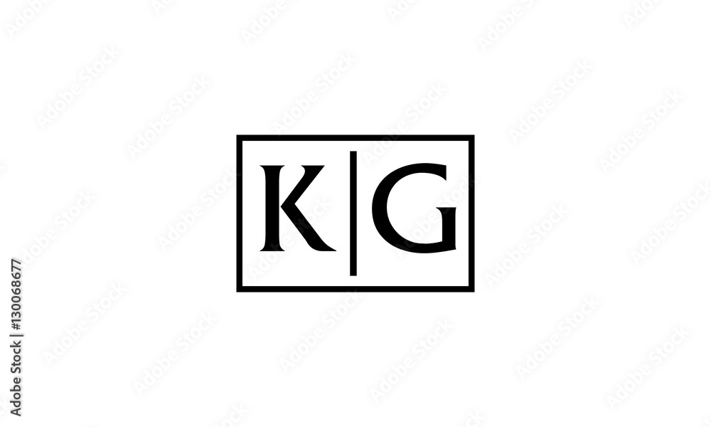Modern Logo Solution Letter KG Modern Logo Solution Letter KG