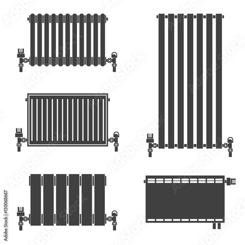 Central Heating Radiators icons.