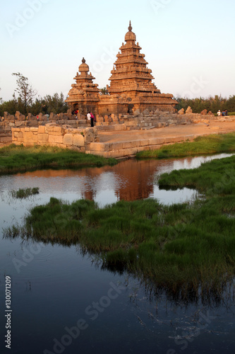 Ancient Shore temple of Mahabalipuram  Tamil Nadu  India