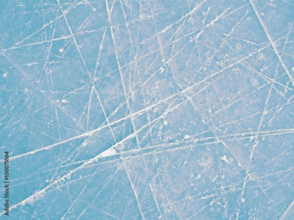 Blue Ice Rink Background