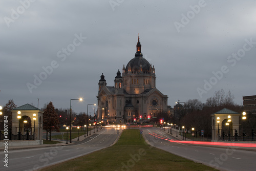 Fototapeta Naklejka Na Ścianę i Meble -  Cathedral of Saint Paul at Twilight