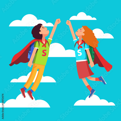 Heroes Super School Students kids