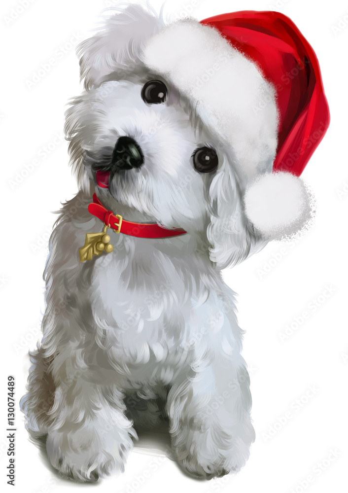 Puppy watercolor painting Puppy watercolor painting