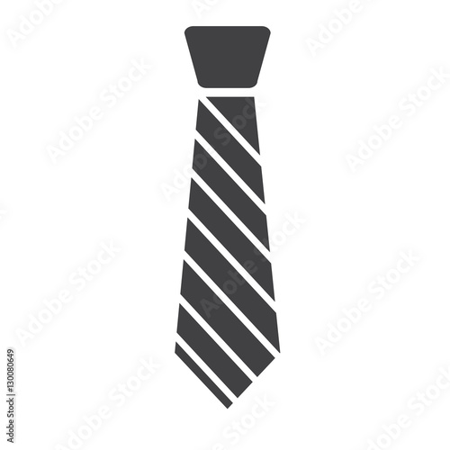 tie icon isolated on white background. tie sign.