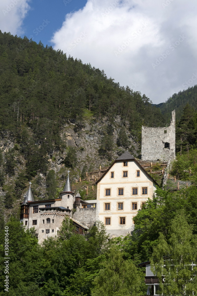 Fernsteinsee Castle, approaching Ferne Pass, Austria Fernsteinsee Castle, approaching Ferne Pass, Austria