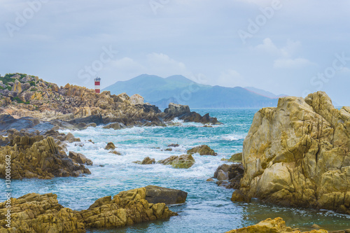 Coast lighthouse. photo