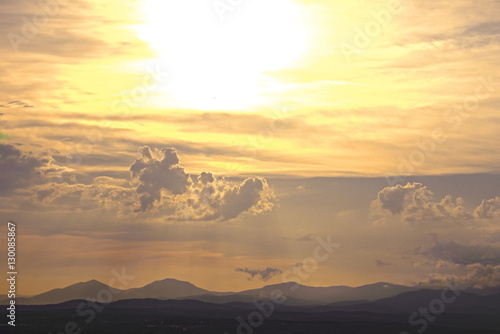 Peaks of Otter at Sunset
