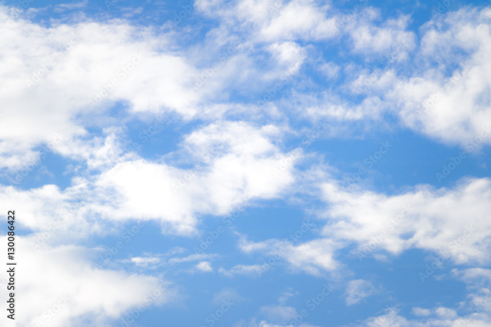 Blue sky with white cloud background Blue sky with white cloud background