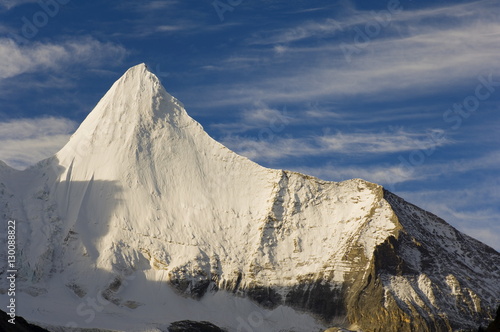 Yangmaiyong mountain, Yading Nature Reserve, Sichuan Province, China photo