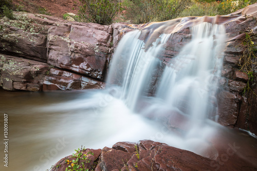 Cascada en el barranco de Aguas Negras, en la Sierra de Espadán, Castellón.