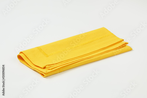 yellow cloth place mat