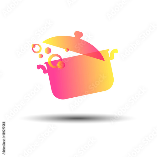cooking saucepan kitchen food illustration object vector