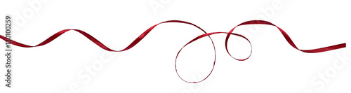 Red silk ribbon