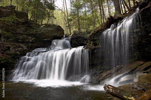 R.B. Ricketts Falls, Ricketts Glenn State Park, Pennsylvania photo