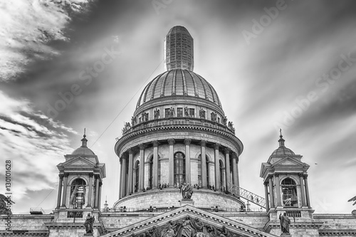 The iconic Saint Isaac's Cathedral in St. Petersburg, Russia